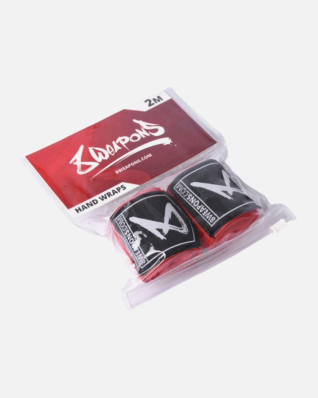 8 WEAPONS Hand wraps – Red