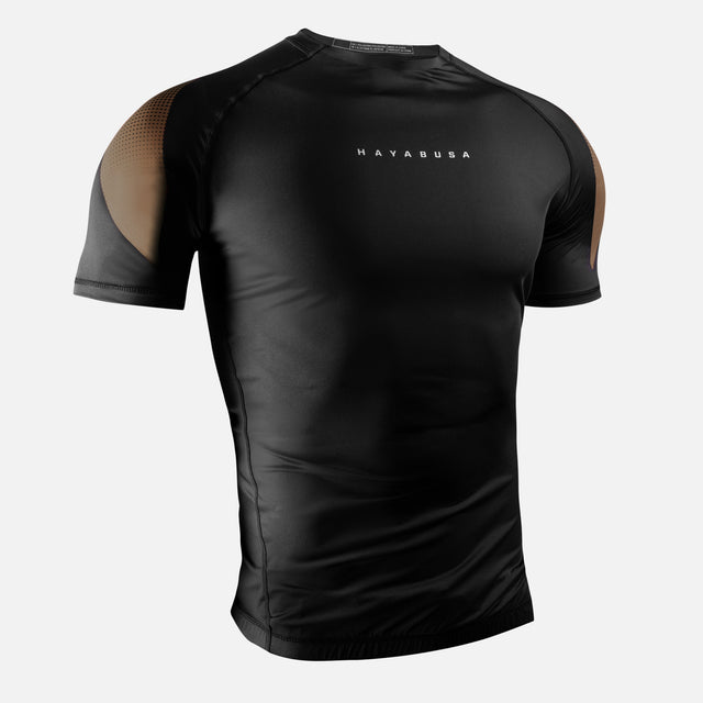 Hayabusa Rashguard Pro Ranked Short Sleeve – Brown