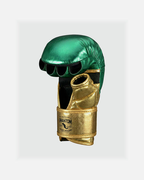 Luvas de MMA Phantom Athletics Mexico – Verde/Ouro