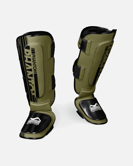 Protège-tibias Phantom Athletics APEX Hybrid – Vert kaki