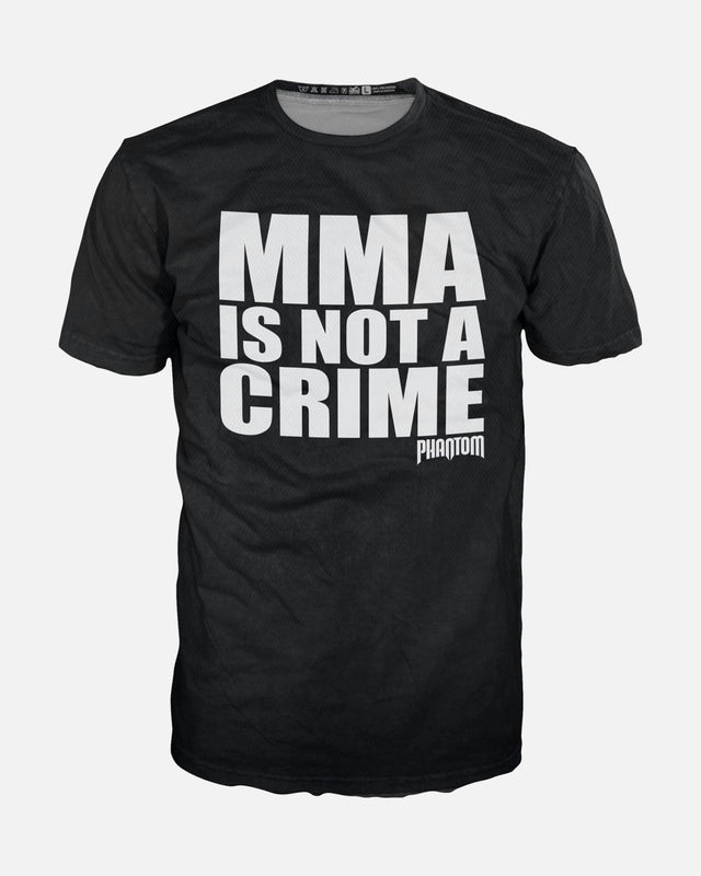 Phantom Athletics T-Shirt EVO MMA Is Not A Crime – Black