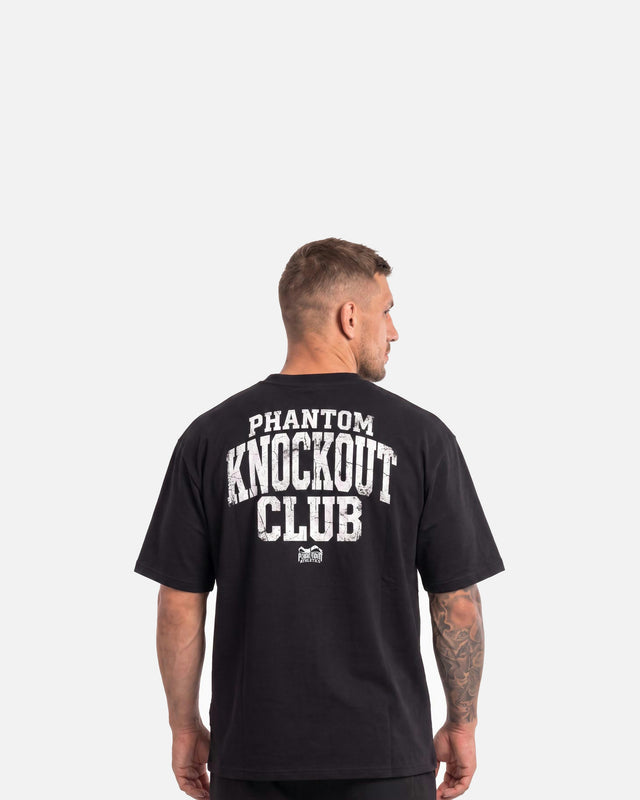Phantom Athletics T-Shirt Knockout Club Oversize Heavy – Black