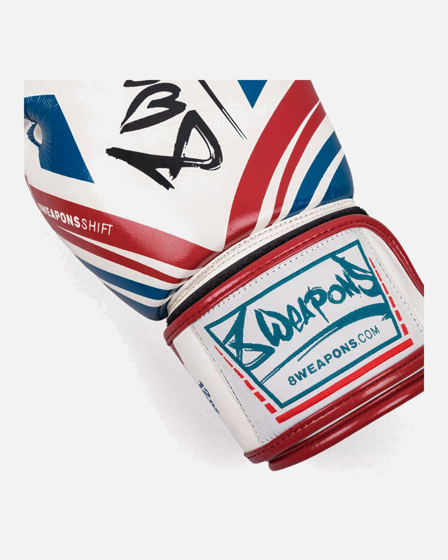 8 WEAPONS Boxing gloves Shift – White/Navy/Red