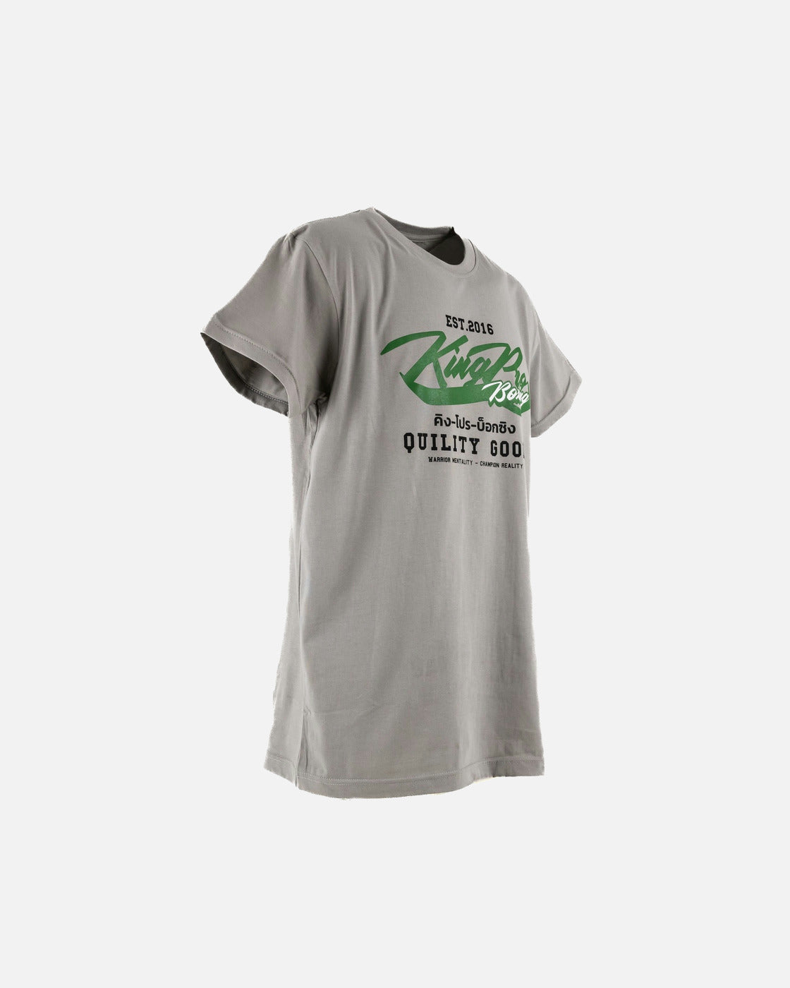 King Pro Boxing T-Shirt Signature – Grey
