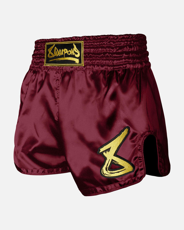 8 WEAPONS Muay Thai Shorts Strike – Bordeaux