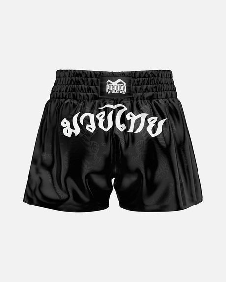 Spodenki Muay Thai Phantom Athletics Sak Yant – Czarne