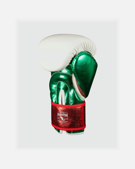 Mănuși de box Phantom Athletics Mexico – Alb/Verde/Roșu