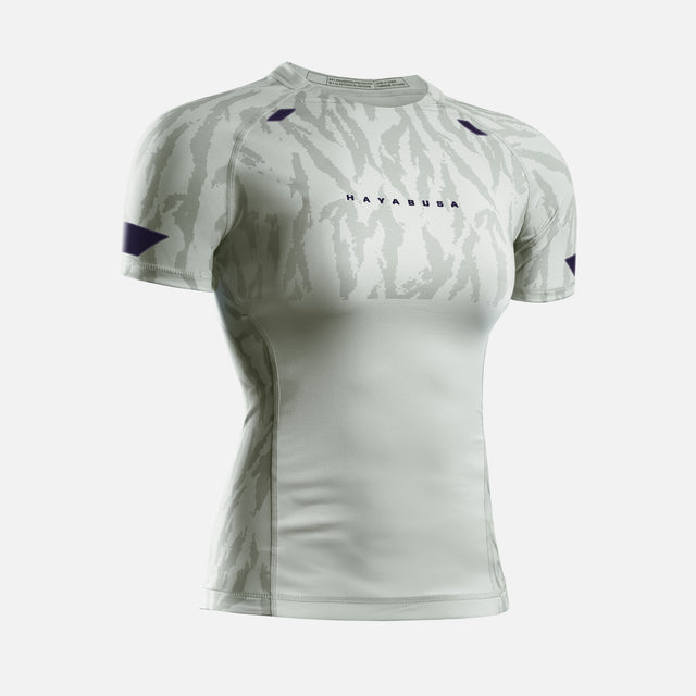 Hayabusa Rashguard Apex Vantage Short Sleeves Women's – Beige