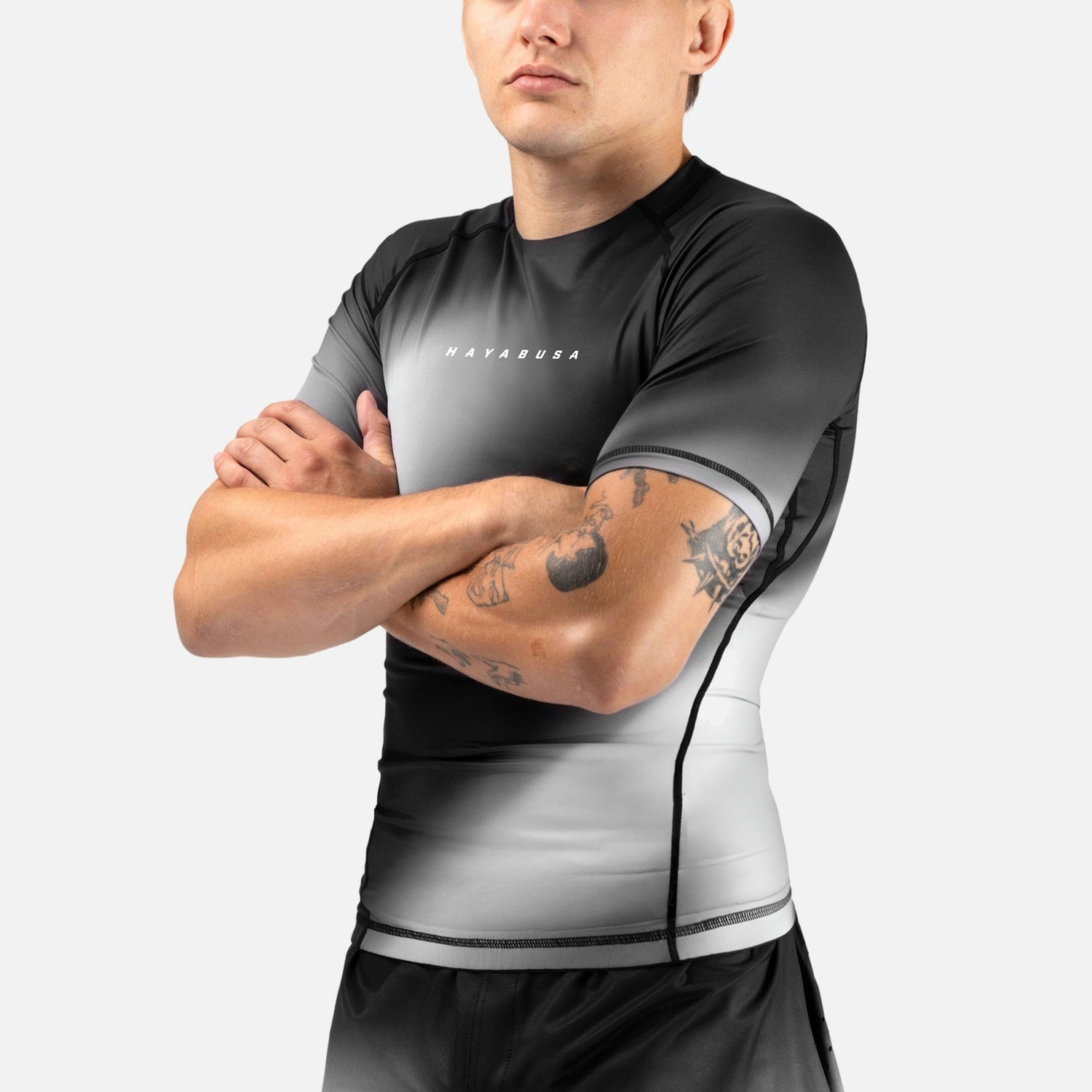 Hayabusa Rashguard Apex Nova Short Sleeves – Grey