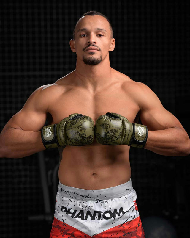 Phantom Athletics MMA Handschoenen Sparring Muay Thai - Legergroen