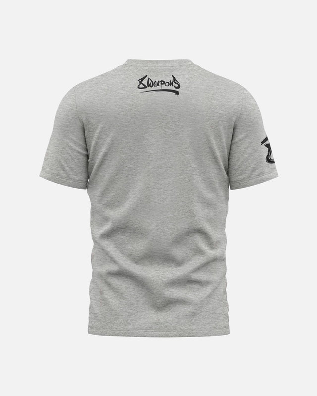 8 WEAPONS T-Shirt Sak Yant Tigers – Grey