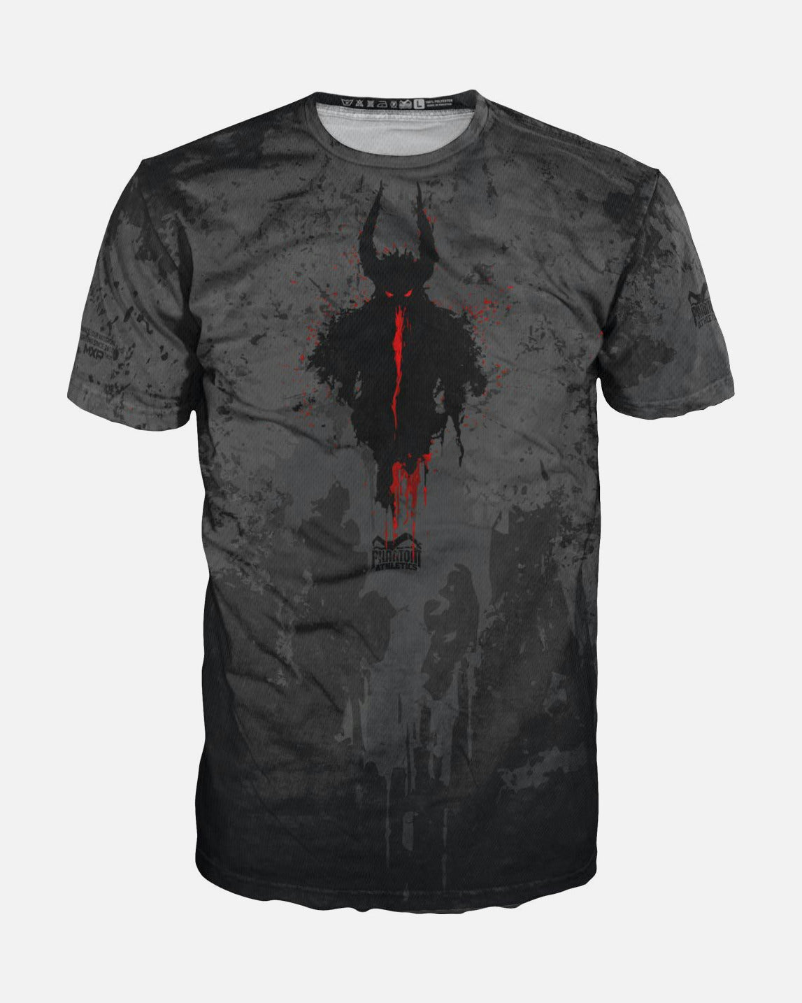 Phantom Athletics T-Shirt EVO Demon - Zwart/Grijs