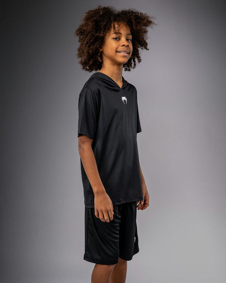 Venum Hoodie Elite ärmelloses Kindermodell – Schwarz