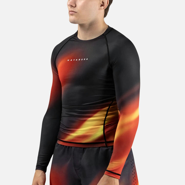 Rashguard Hayabusa Apex Nova Manica Lunga - Arancione