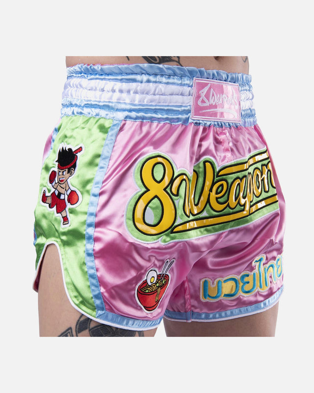 8 WEAPONS Muay Thai Shorts Yummy – Pink