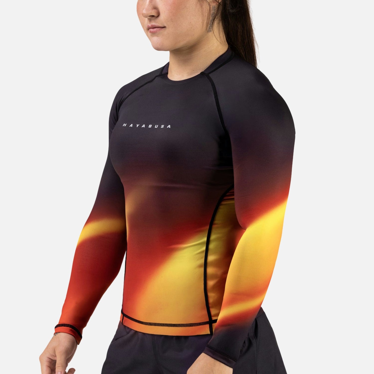 Hayabusa Rashguard Apex Nova Long Sleeves Women's - Orange