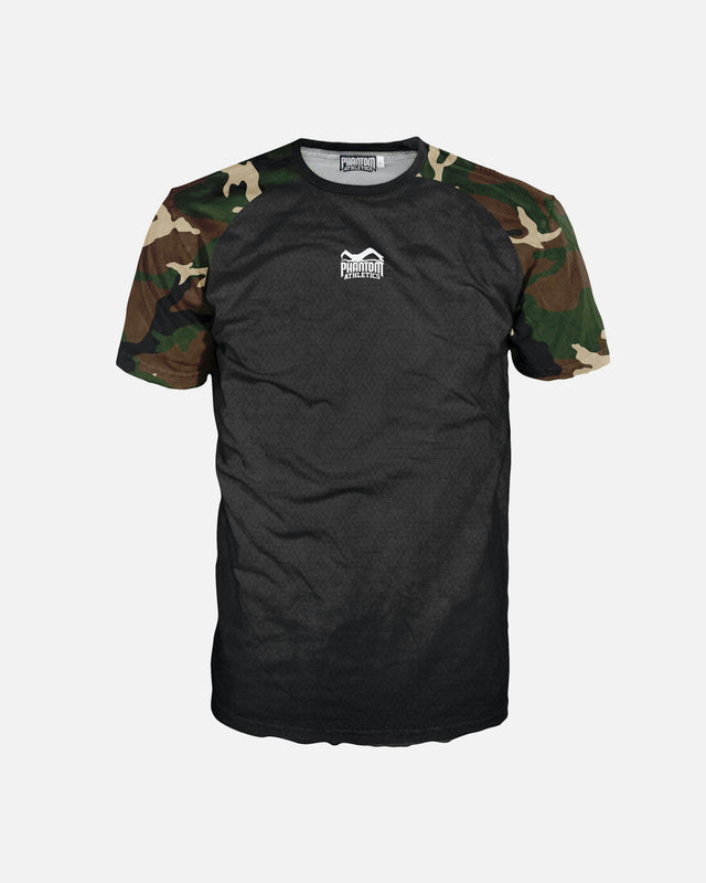 Phantom Athletics Training T-shirt EVO – Black/Woodland