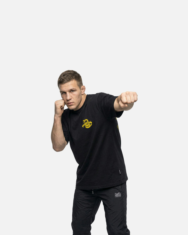 Phantom Athletics T-Shirt DON'T TREAD ON ME – Black/Yellow