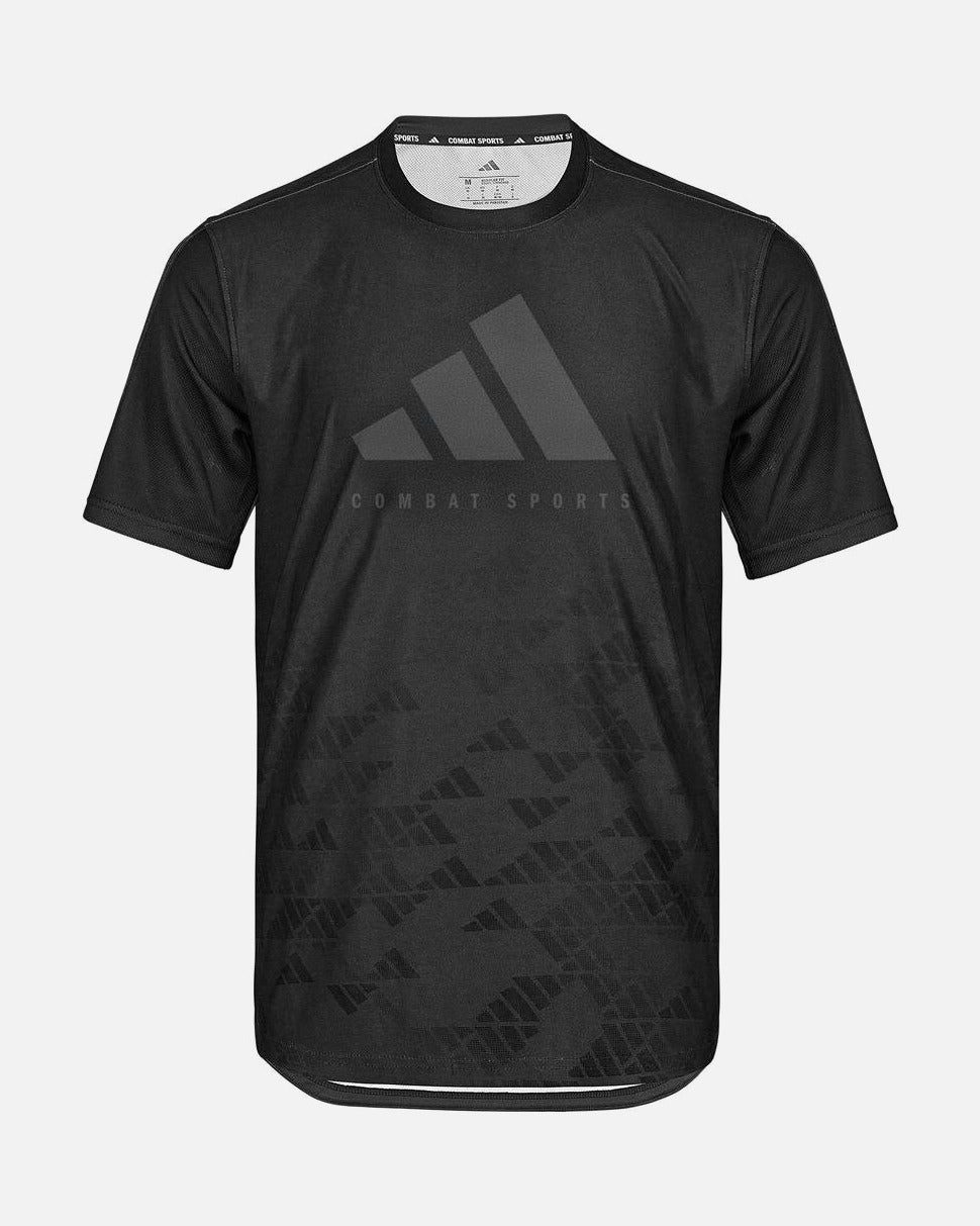 Adidas T-Shirt Tech Line - Zwart/Grijs
