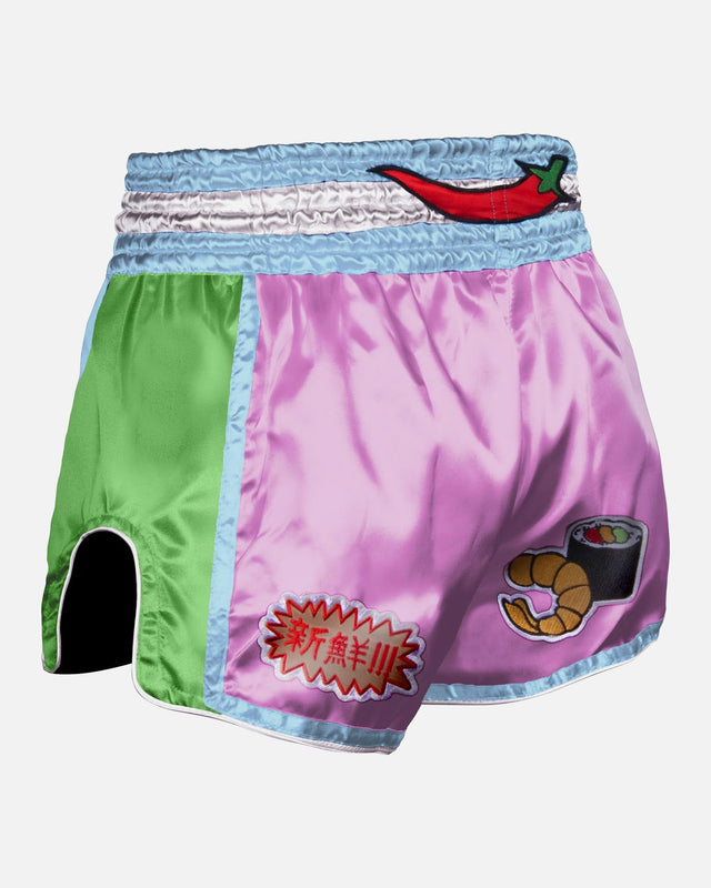 8 WEAPONS Muay Thai Shorts Yummy – Pink