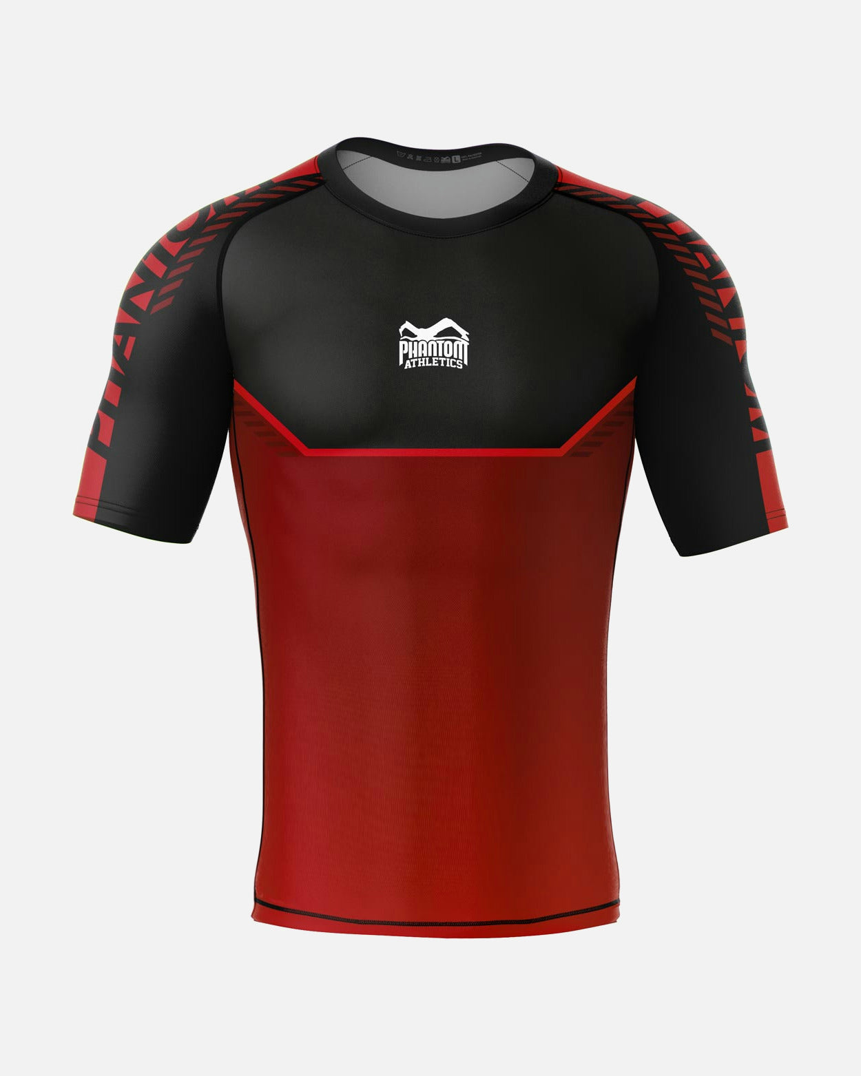 Phantom Athletics Rashguard EVO Apex Short Sleeve – Grey
