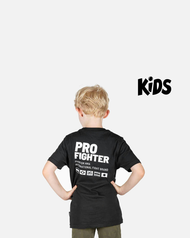 Phantom Athletics T-Shirt Pro Fighter Kids – Black