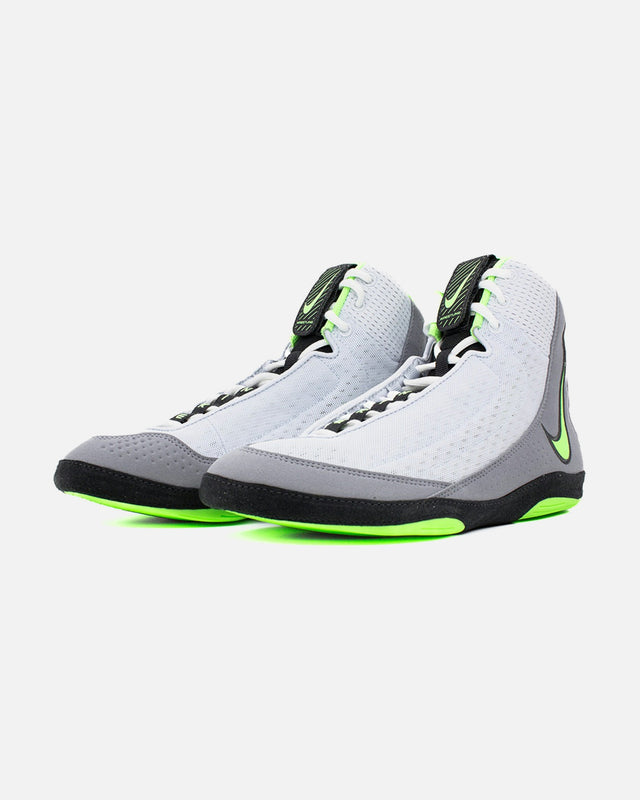 Nike Wrestling Shoes Inflict 4 – Grey/White/Green