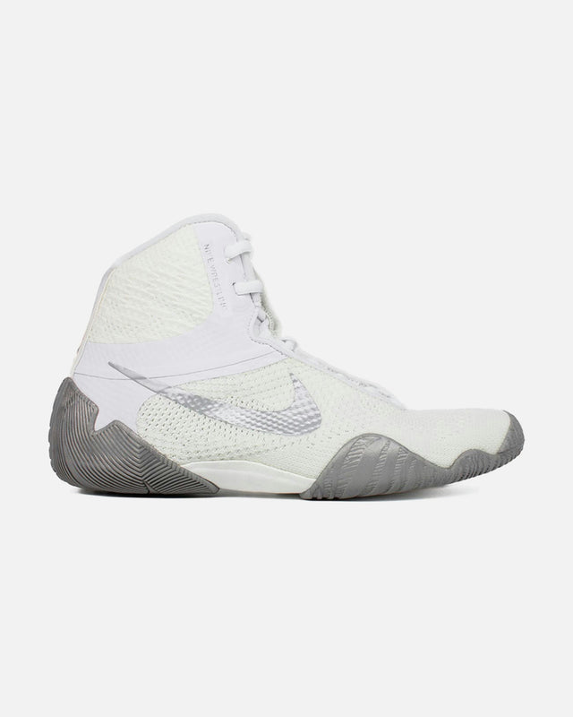 Nike Tawa Wrestling Shoes – White/Silver