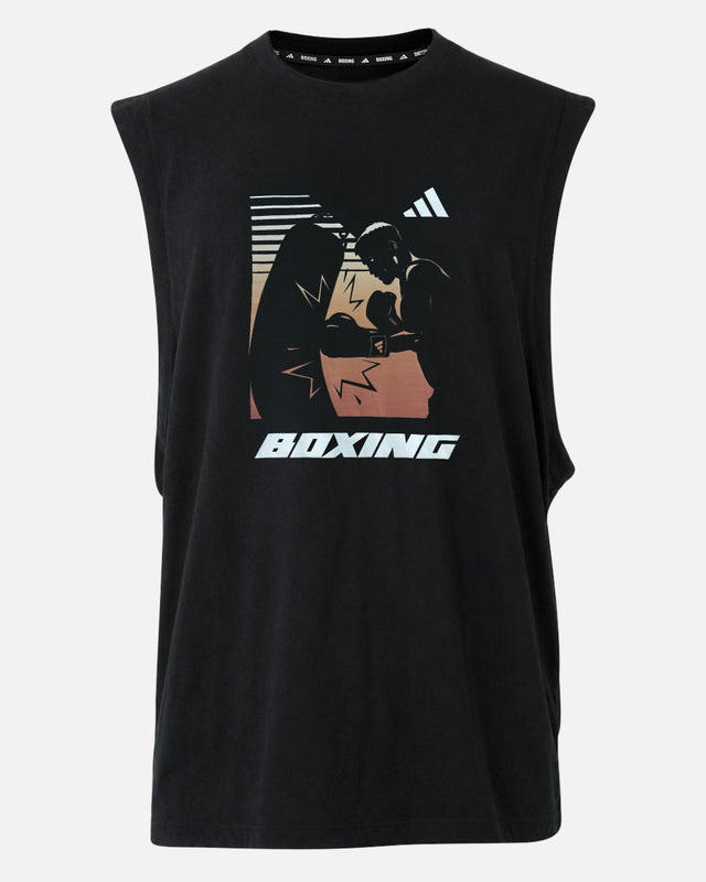 Koszulka Adidas Boxing Graphic Line SL – Czarna