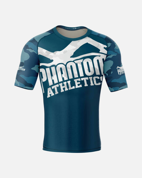 Rashguard Phantom Athletics Warfare – Camuflaje Azul Marino