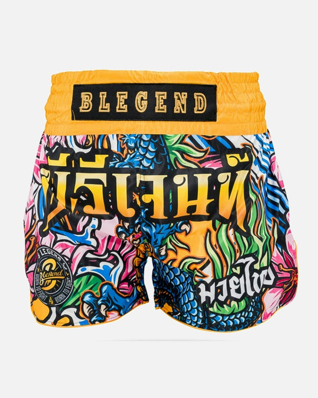 Blegend Muay Thai Shorts Legend 3 – Yellow