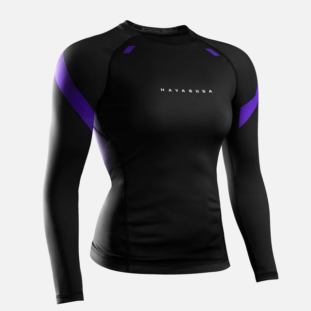 Hayabusa Rashguard Pro Ranked Long Sleeve Women's – Purple