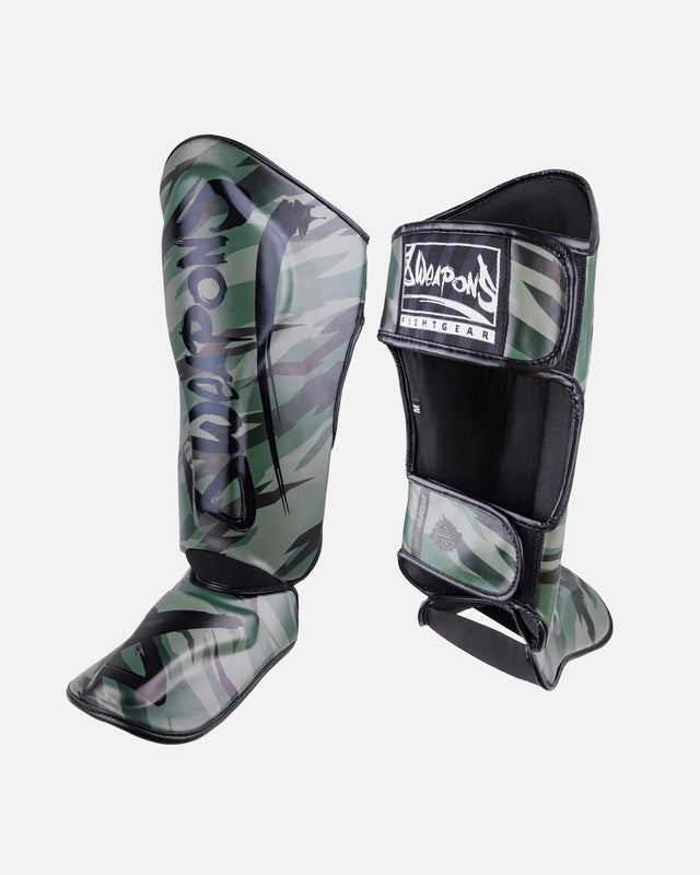 8 WEAPONS Shin guards Unlimited 2.0 – Woodland Camo