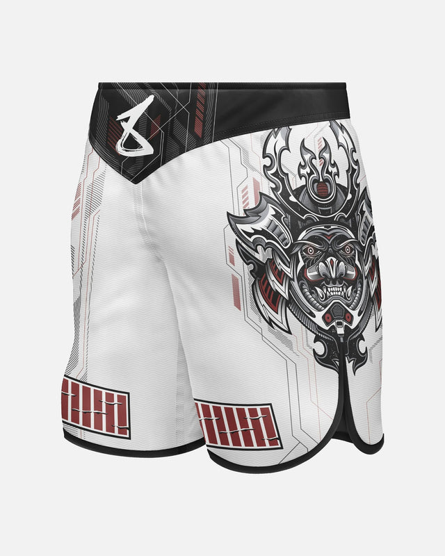 8 WEAPONS MMA Shorts Samurai 2.0 – White/Red