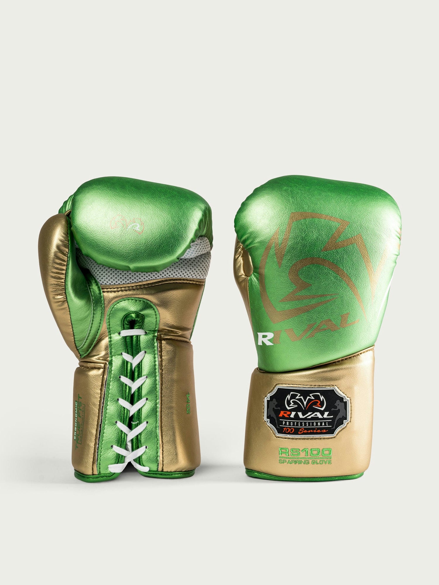 Rival Bokshandschoenen RS100 Pro Sparring - Groen/Goud