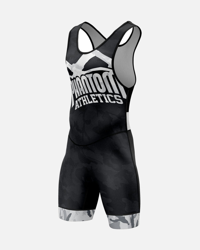Phantom Athletics Wrestling Singlet Warfare – Black/Winter Camo