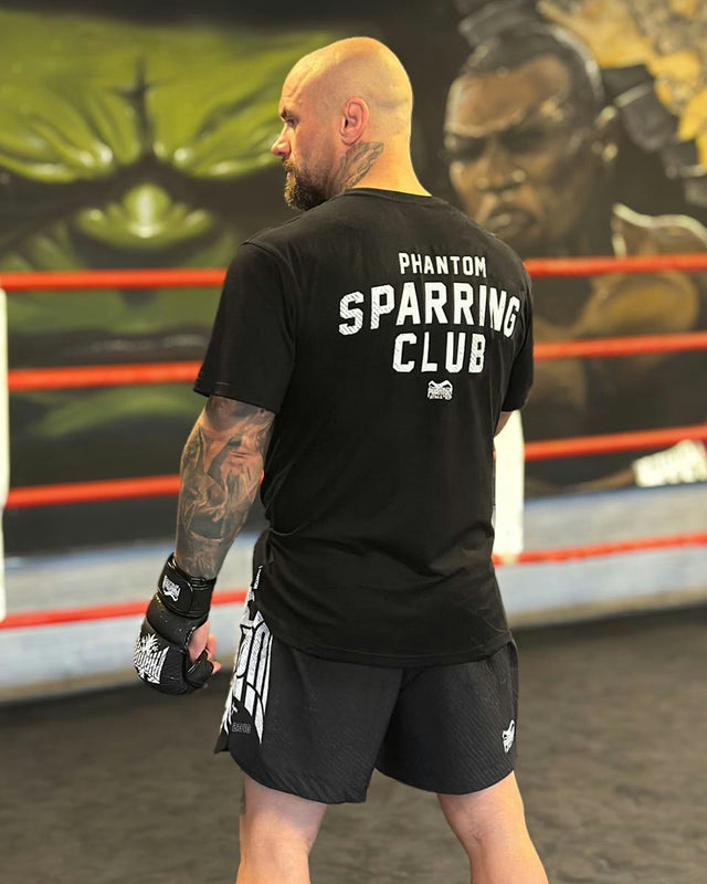T-shirt Phantom Athletics Sparring Club Oversize Heavy – Noir