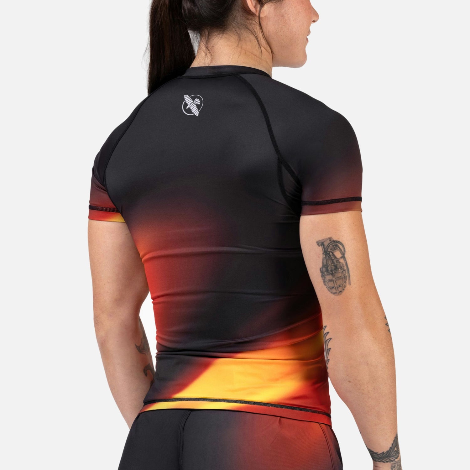 Hayabusa Rashguard Apex Nova Short Sleeves Women's - Orange