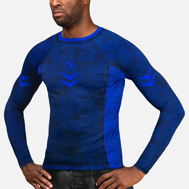 Hayabusa Rashguard Ranked Long Sleeves – Blue