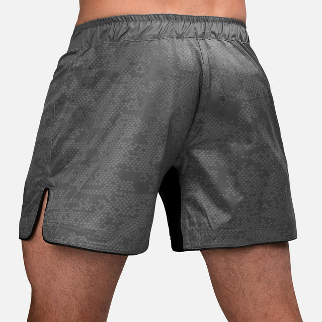 Hayabusa MMA Shorts Hex Mid-Thigh – Grey