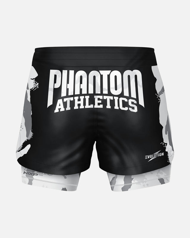 Phantom Athletics MMA Shorts Fusion 2in1 – Green/Black