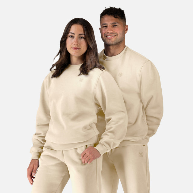 Hayabusa Hoodie Essential Crewneck - Beige