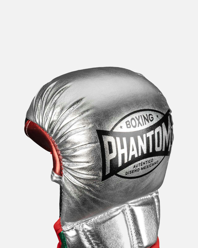 Phantom Athletics MMA Gloves Mexico – Silver/Green/Red