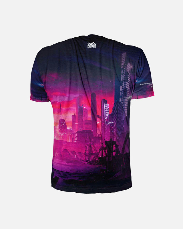 Phantom Athletics T-Shirt EVO Cyber-X – Purple/Blue