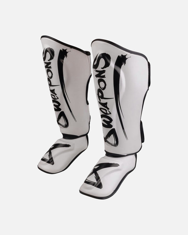 8 WEAPONS Shin guards Unlimited 2.0 – White/Black