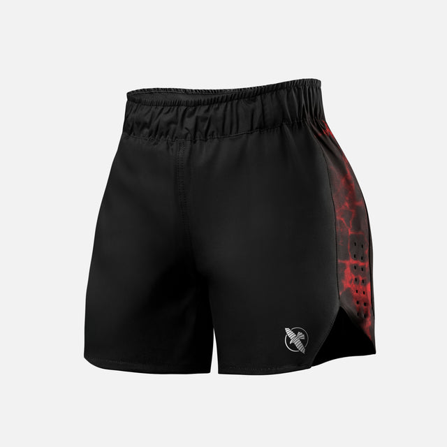 Hayabusa x UFC BJJ MMA Shorts Women – Black/Red
