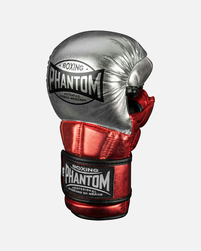 Phantom Athletics MMA Sparring Gloves Mexico – Silver/Red