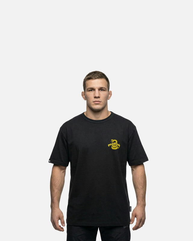 Phantom Athletics T-Shirt DON'T TREAD ON ME – Black/Yellow
