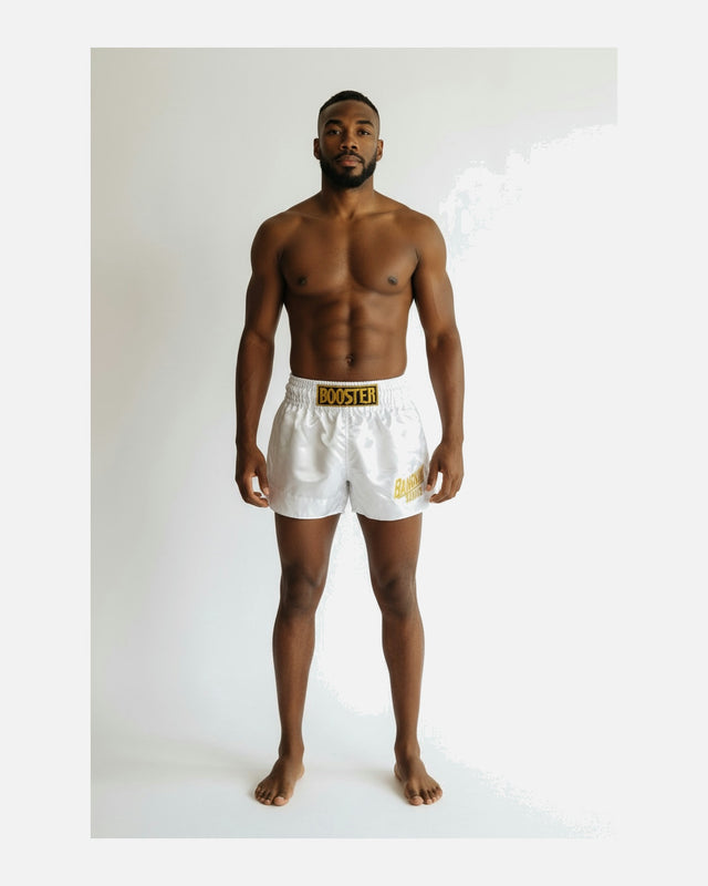 Booster Muay Thai Shorts Bangkok – White