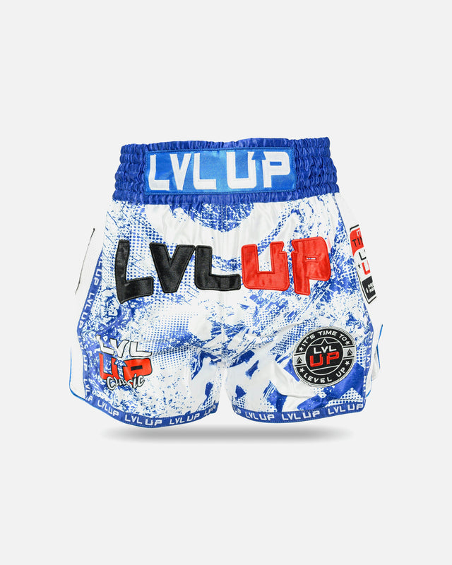 LVL UP Muay Thai Shorts Stadium – Blue